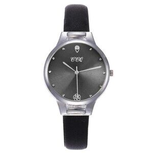 Rhinestone Dial Wristwatch